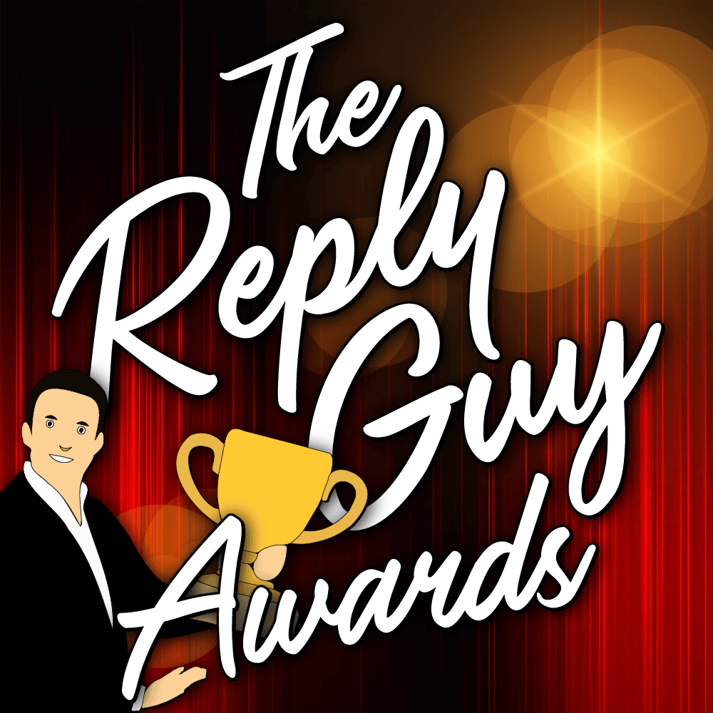 The Reply Guy Awards logo
